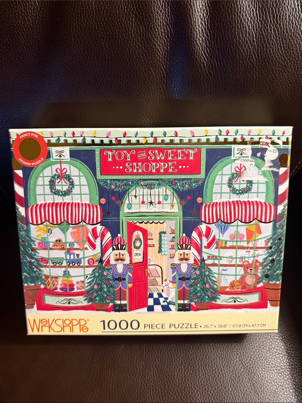 WorkShoppe Toy Sweet Shop. 1000 piece jigsaw puzzle. Complete with poster.
